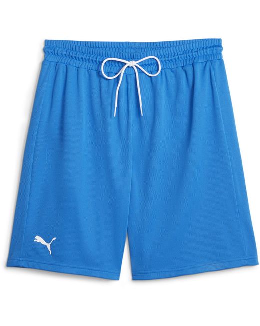 PUMA Blue Hoops Team Practice Basketball Shorts for men