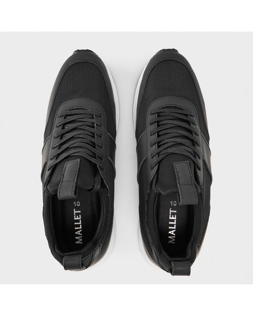 Mallet Black Archway Lite Low-Top Trainers for men