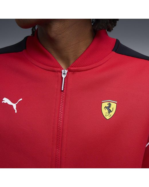 PUMA Red Ferrari Mt7 Track Jacket for men