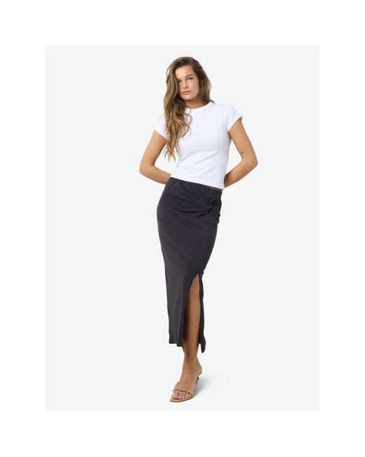 Noisy May Black Knot Maxi Skirt