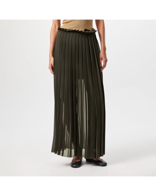 AMI Green Maxi Skirt