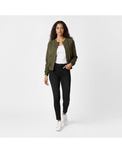 Jack Wills Green Bomber Jacket