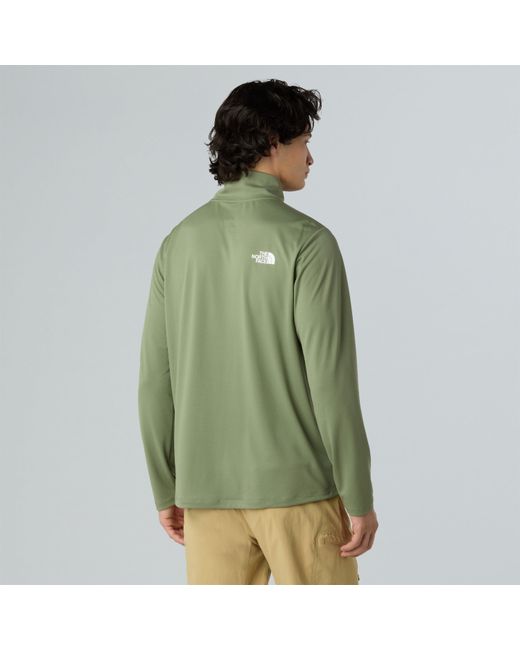 The North Face Green Long-Sleeve T-Shirt for men