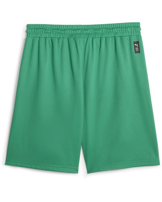 PUMA Green Hoops Team Practice Basketball Shorts for men