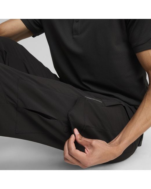 PUMA Black Pd Cargo Trousers for men