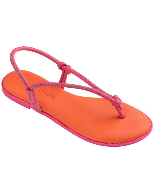 Havaianas Red Una Sandl Flip Flops