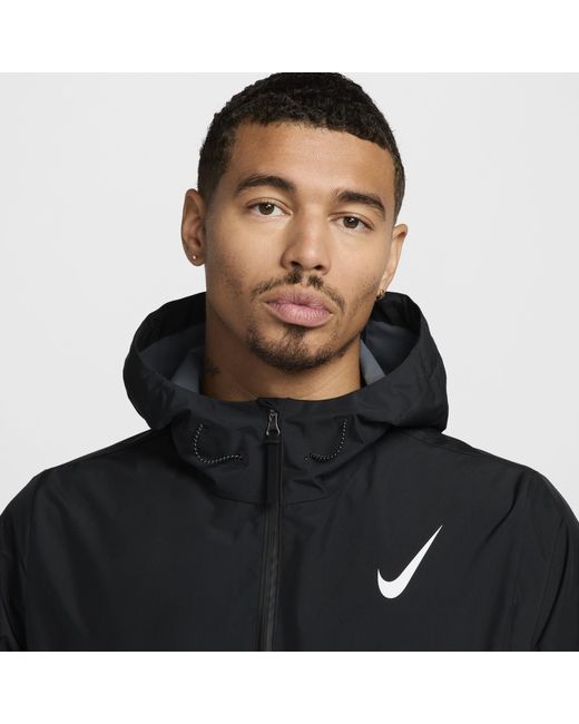 Nike Black Aeroswift Storm-Fit Aerogami Running Jacket for men