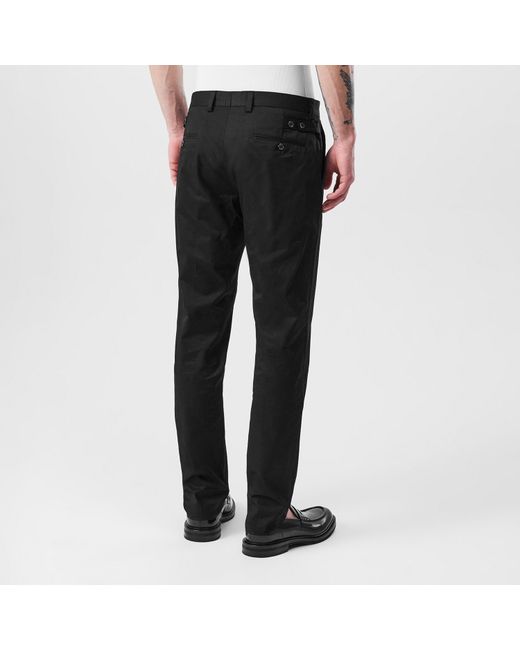 Dolce & Gabbana Black Cotton Trousers for men