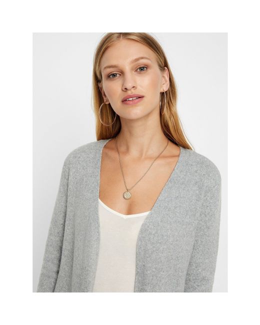 Vero Moda Gray Doffy Knitted Cardigan