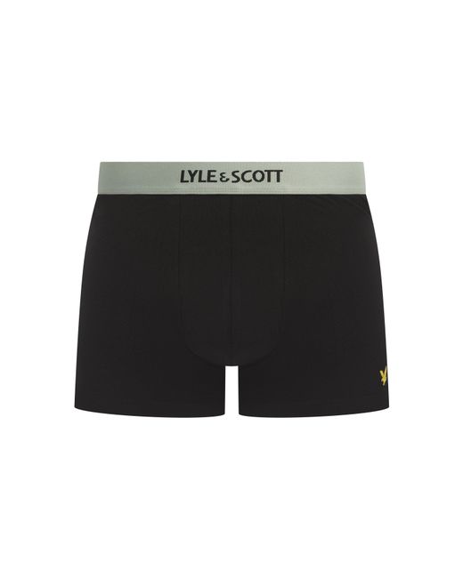 Lyle & Scott Black Devon Boxers for men