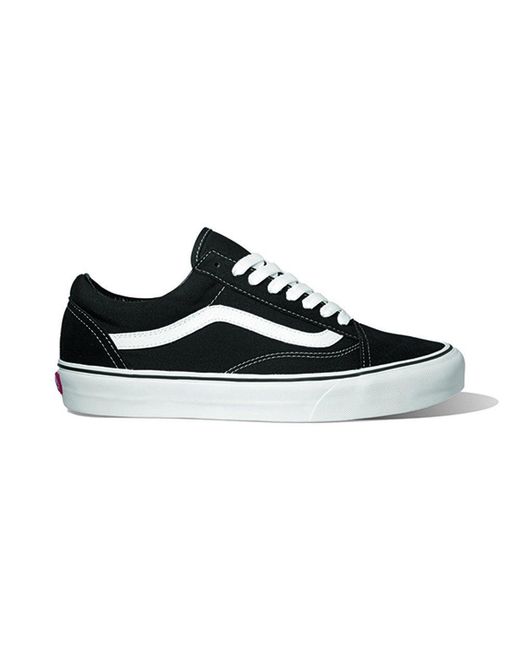 Vans Black Old Skool Canvas Low Top for men
