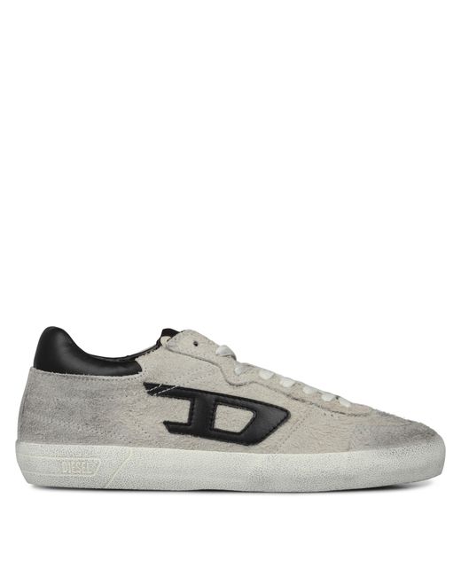 DIESEL Gray S-Leroji Low-Top Trainers for men