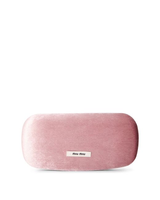 Miu Miu Black Rectangle Sunglasses