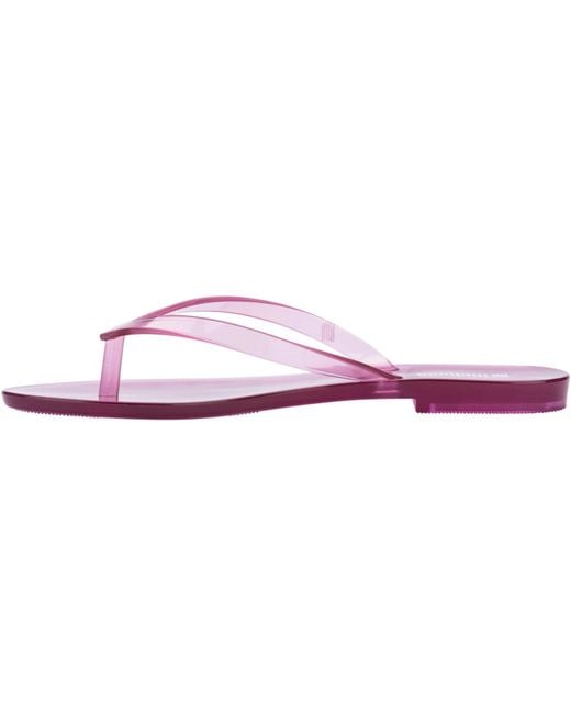 Melissa Purple Harmonic Jelly Flip Flops