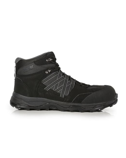 Regatta Black Claystone Safety Toe Cap Safety Work Boot for men