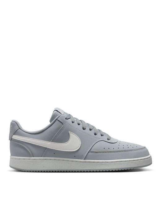 Nike Gray Court Vision Low Trainers for men