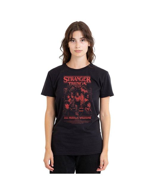 Stranger Things Black Mindflayer Group Horror Movie Post