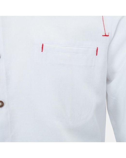 Firetrap White Plain Shirt for men