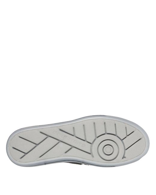 Skechers Gray Classic Low-Top Trainers for men