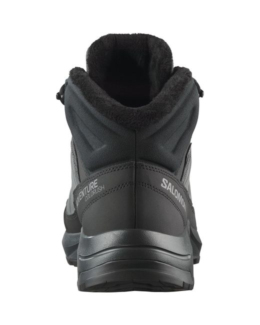 Salomon Black X Adventure Coldrush Waterproof Snow Boots for men