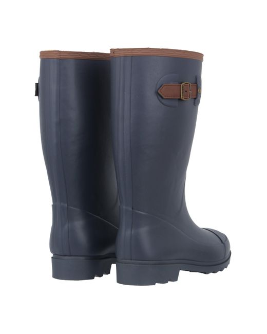 Gelert Blue Fur Lined Welly Boot