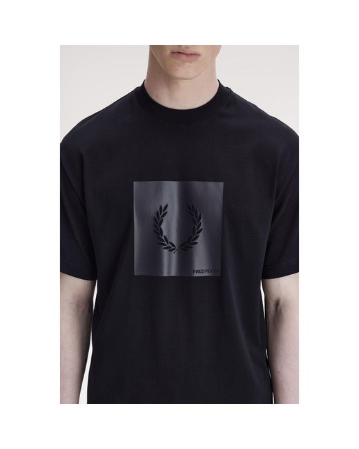 Fred Perry Black T-Shirt for men