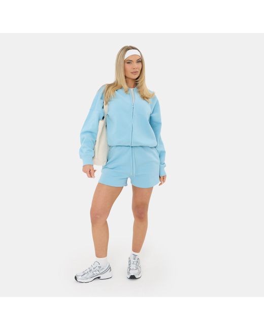 I Saw It First Blue Jogger Jersey Shorts