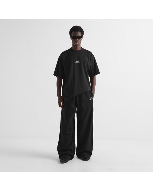 Balenciaga Black Bal Sports Jog Sn64 for men