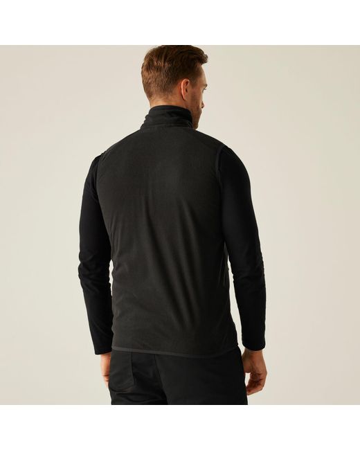 Regatta Black Navigate Fleece Bodywarmer for men