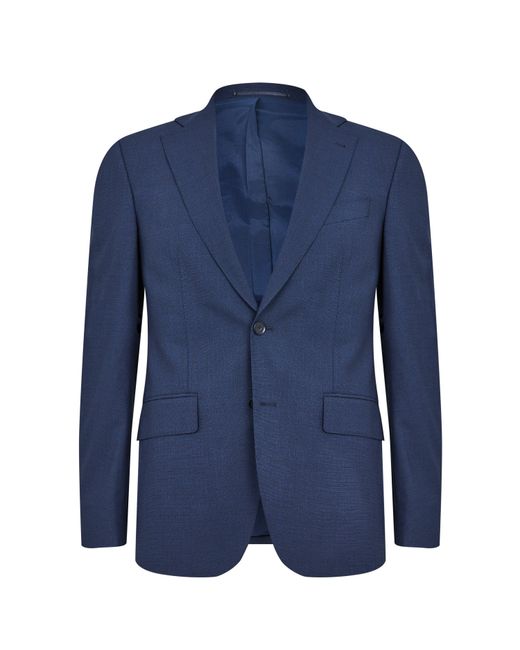 Richard James Blue Wilder Tailored Fit Suit Jacket for men