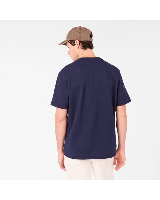 Lacoste Blue Short Sleeve T-Shirt for men