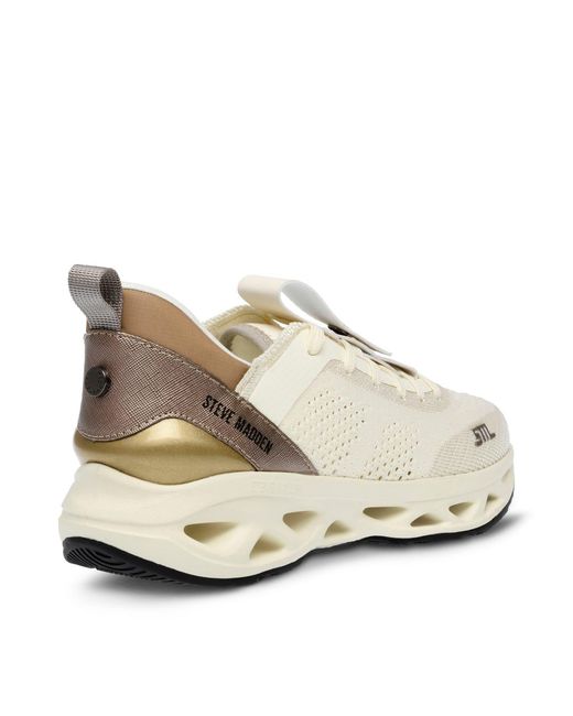 Steve Madden White Surge 1 Trainers