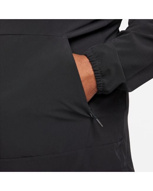 Nike Black Unlimited Repel Hooded Versatile Jacket for men