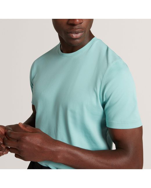 Ted Baker Blue Ss Slim Soft Touch Tee for men
