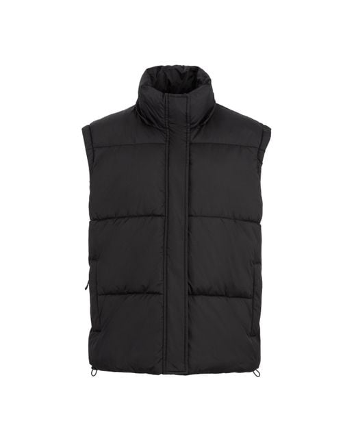 Slazenger 1881 Black Multiway 4-In-1 Detachable Hood Long Sleeve Puffer Jacket