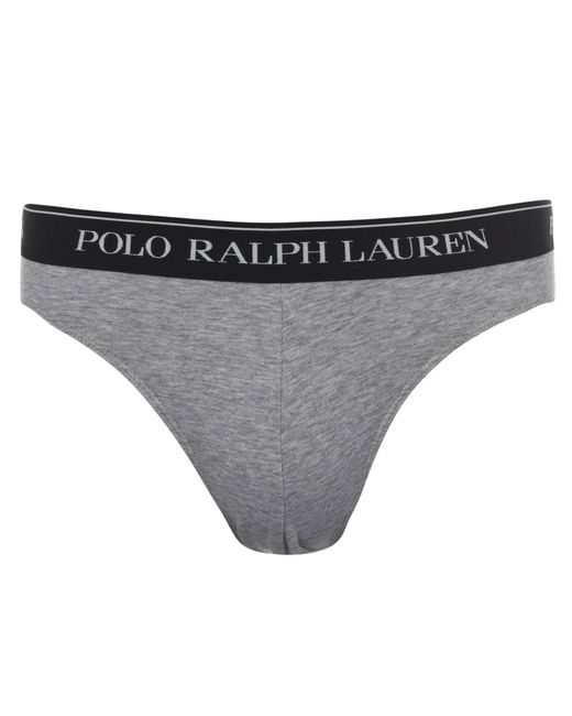 Polo Ralph Lauren Gray Cotton 3-Pack Boxer Briefs for men