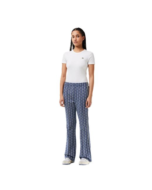 Lacoste Blue Monogram Jogging Bottoms
