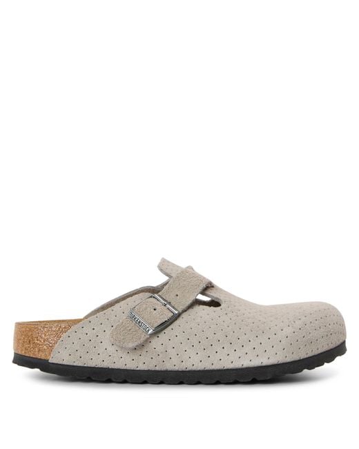 Birkenstock Gray Bstk Boston Leve Dotte 64