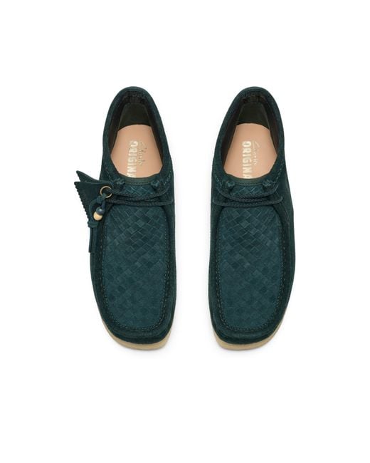 Clarks Blue Clarks W/Labee Weave Sn64 for men