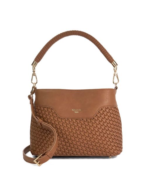 Dune Brown Dinidelphie Top Handle Bag