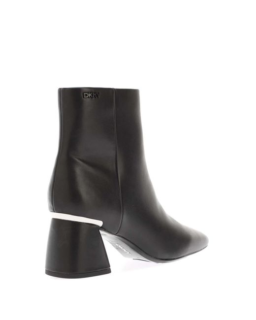 DKNY Black Caleena Heeled Boots Size 5.5