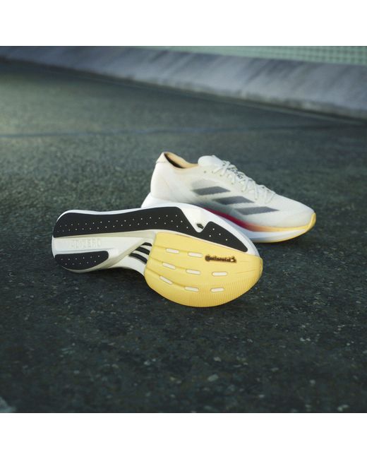 Adidas Pink Adizero Takumi Sen 10 Everyday Neutral Road Running Shoes