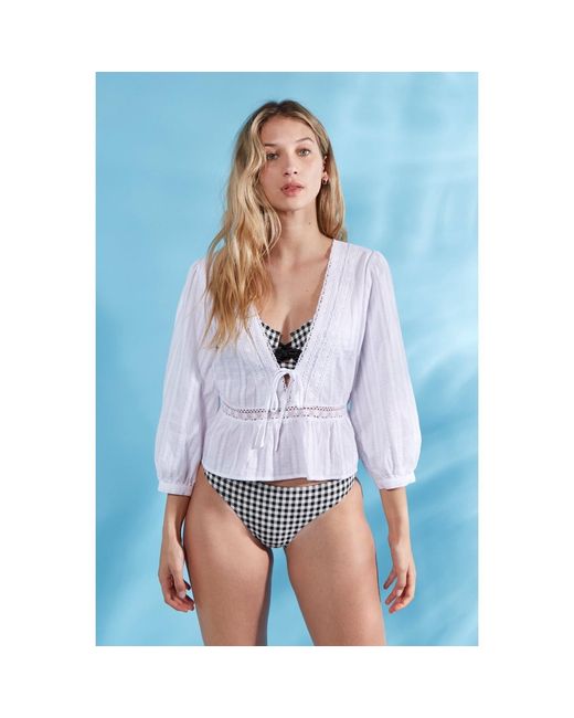 Jack Wills Blue Jack Canterton Classic Bikini Pant