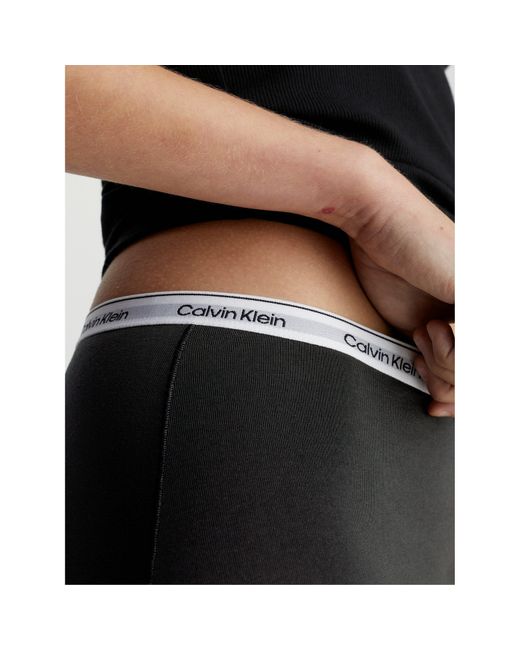 Calvin Klein Black Streamlined Soft Fabric Boy Shorts