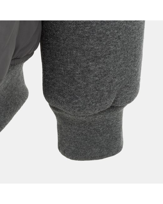 Firetrap Gray Fleece Hooded Long Sleeve Hybrid Jacket for men