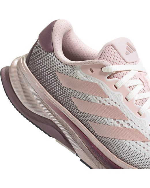 Adidas White Solution W Road Running Shoes