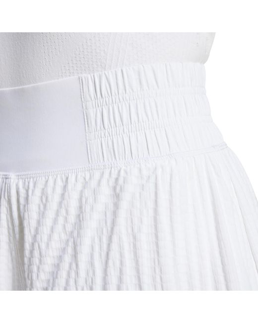Adidas White Tennis Pro Seersucker Shorts
