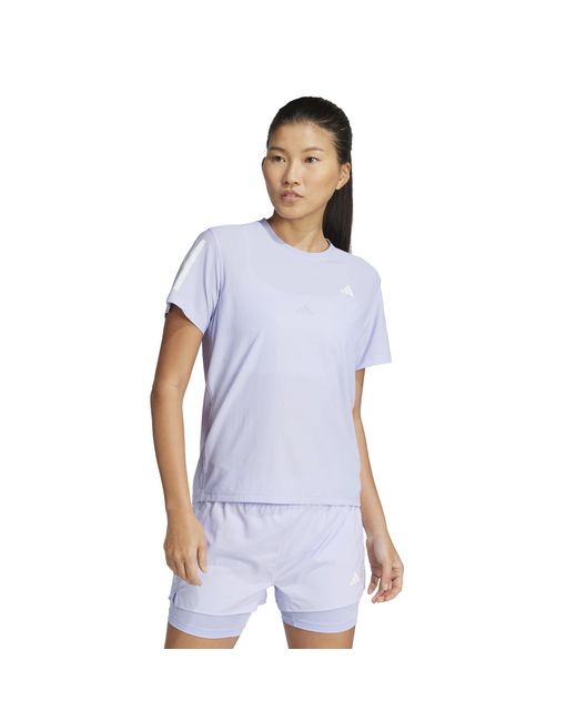 Adidas Blue Own The Run T-Shirt
