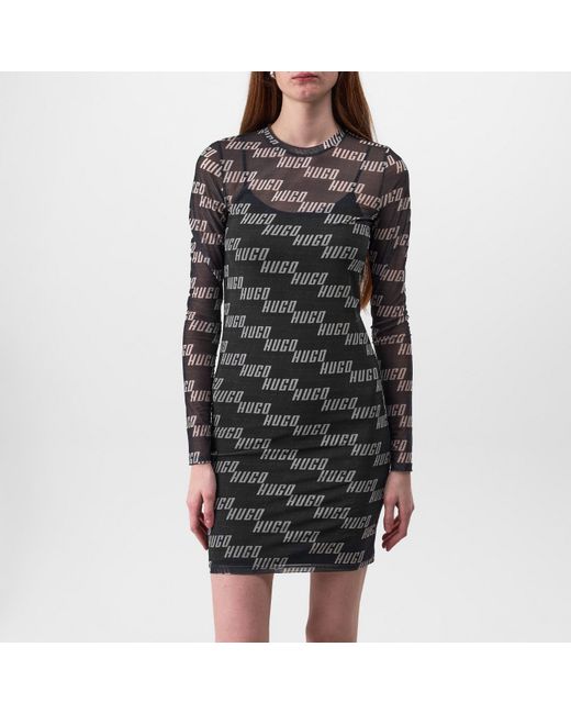 HUGO Black Nelonie Mini Dress