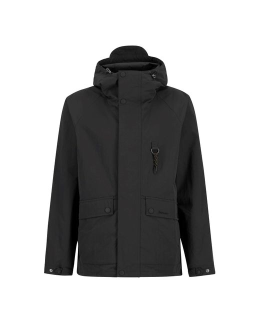 Barbour Black Rig Showerproof Jacket for men